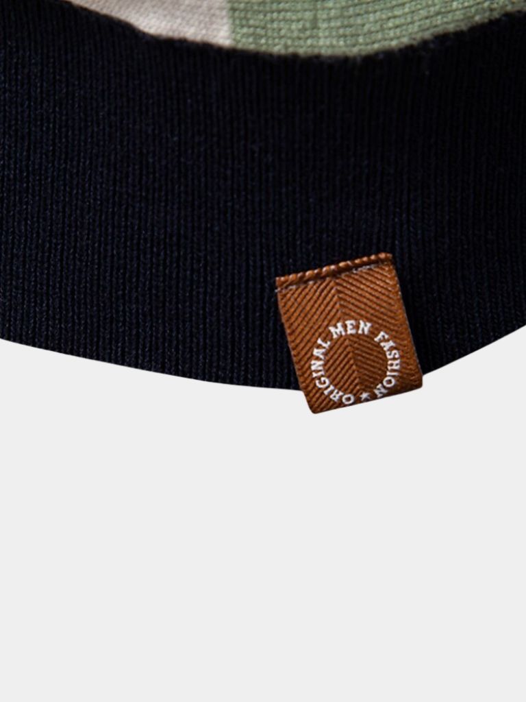 Retro Stripe Polo – Cross & Crown