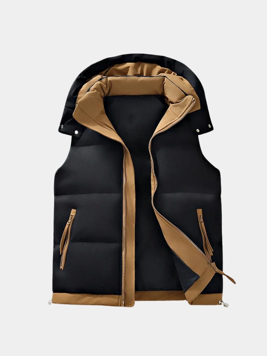 Alpine Crest Winterweste – Kreuz & Krone