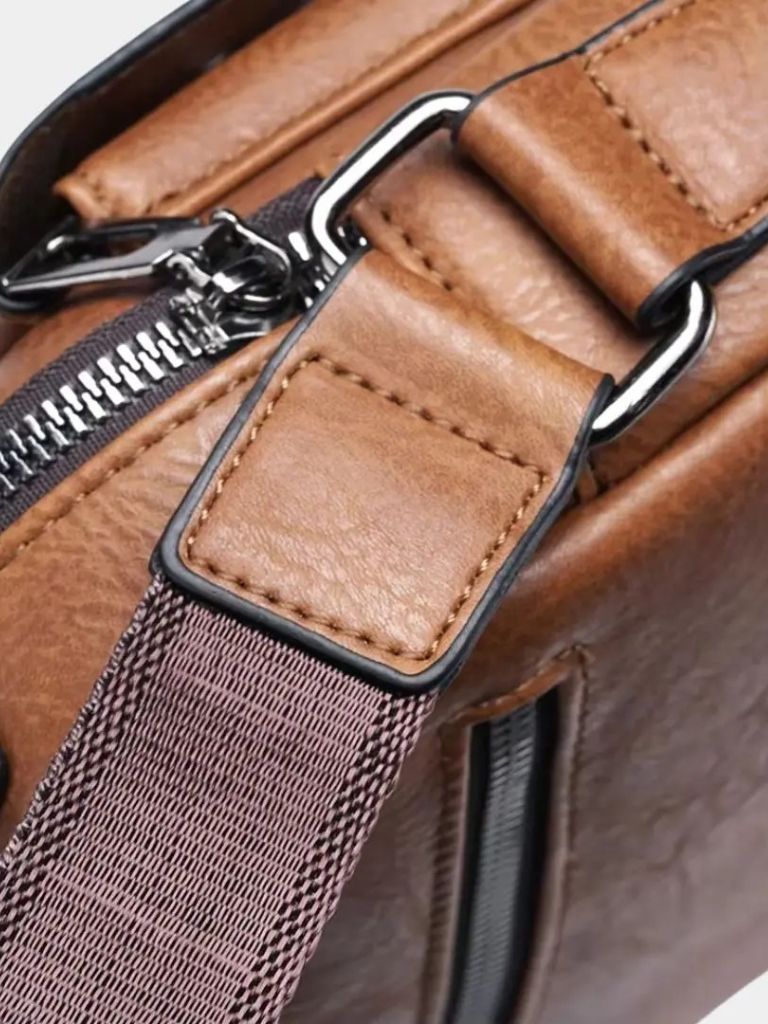 Leather Cross Body Bag - Cross & Crown