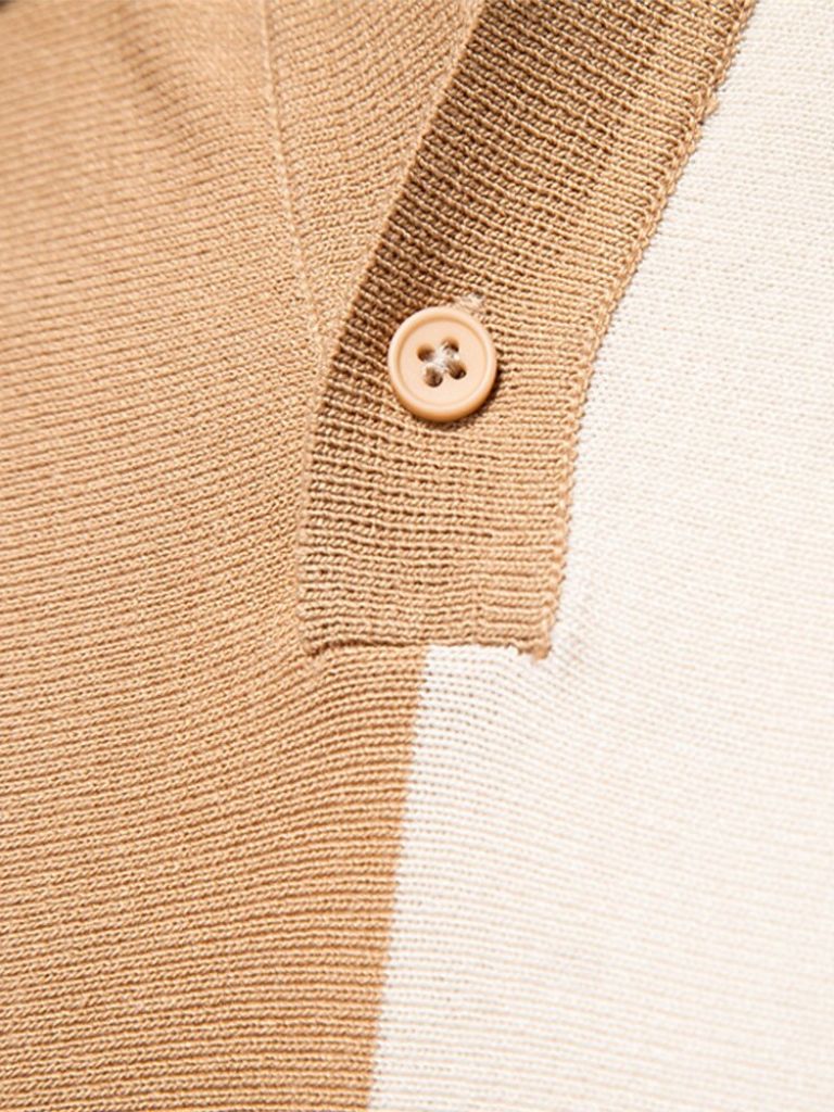 Retro Stripe Polo – Cross & Crown