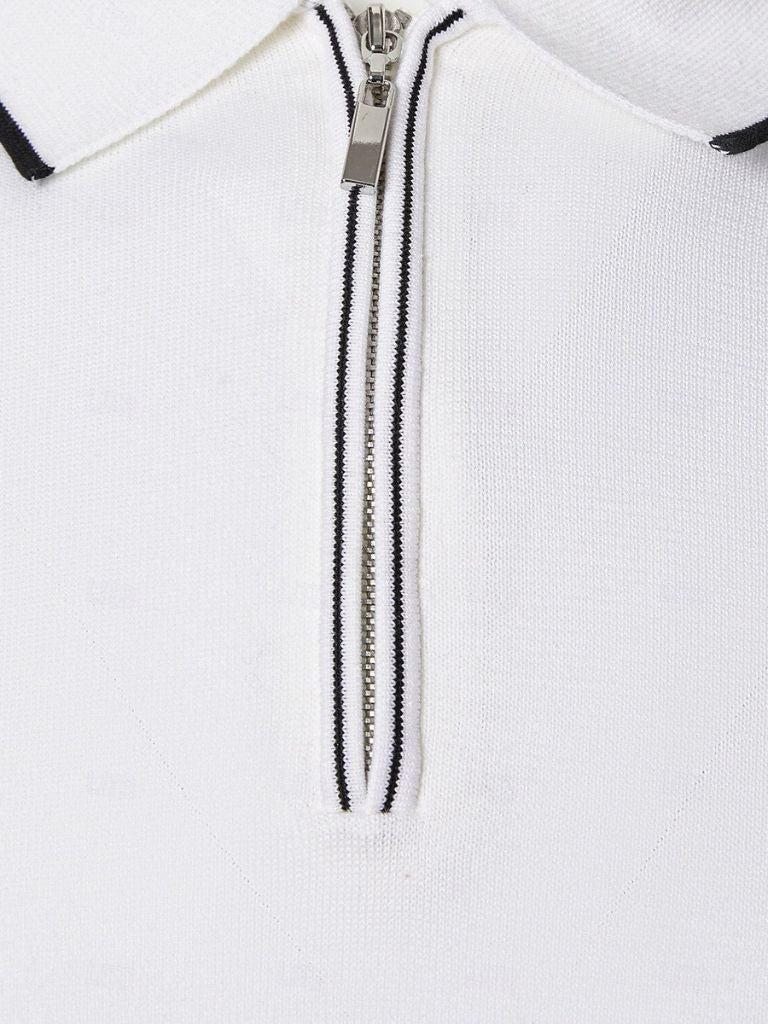 Ivory Elite Long Sleeve Polo – Cross & Crown
