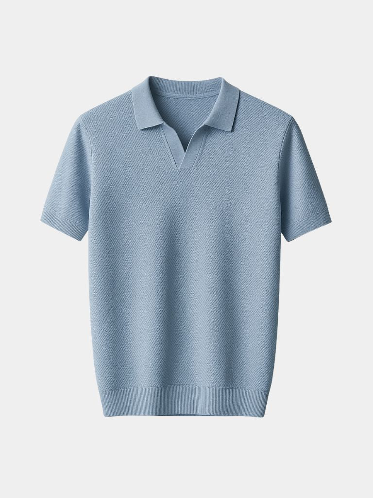 Old Money Cotton Polo Shirt - Cross & Crown