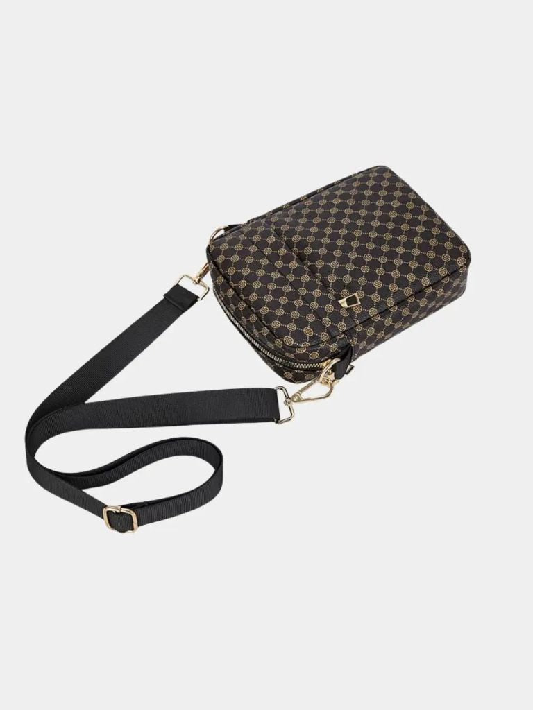 Vintage Pattern Mini Shoulder Bag - Cross & Crown