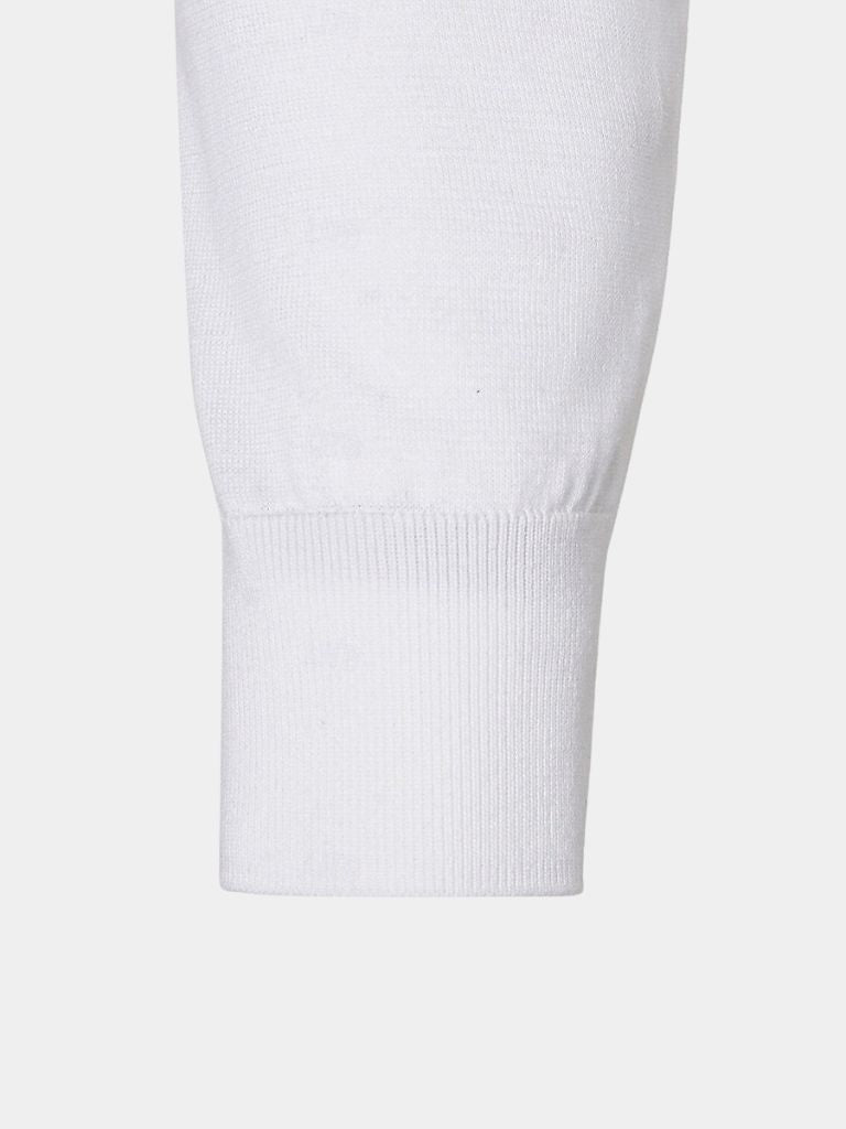 Ivory Elite Long Sleeve Polo – Cross & Crown