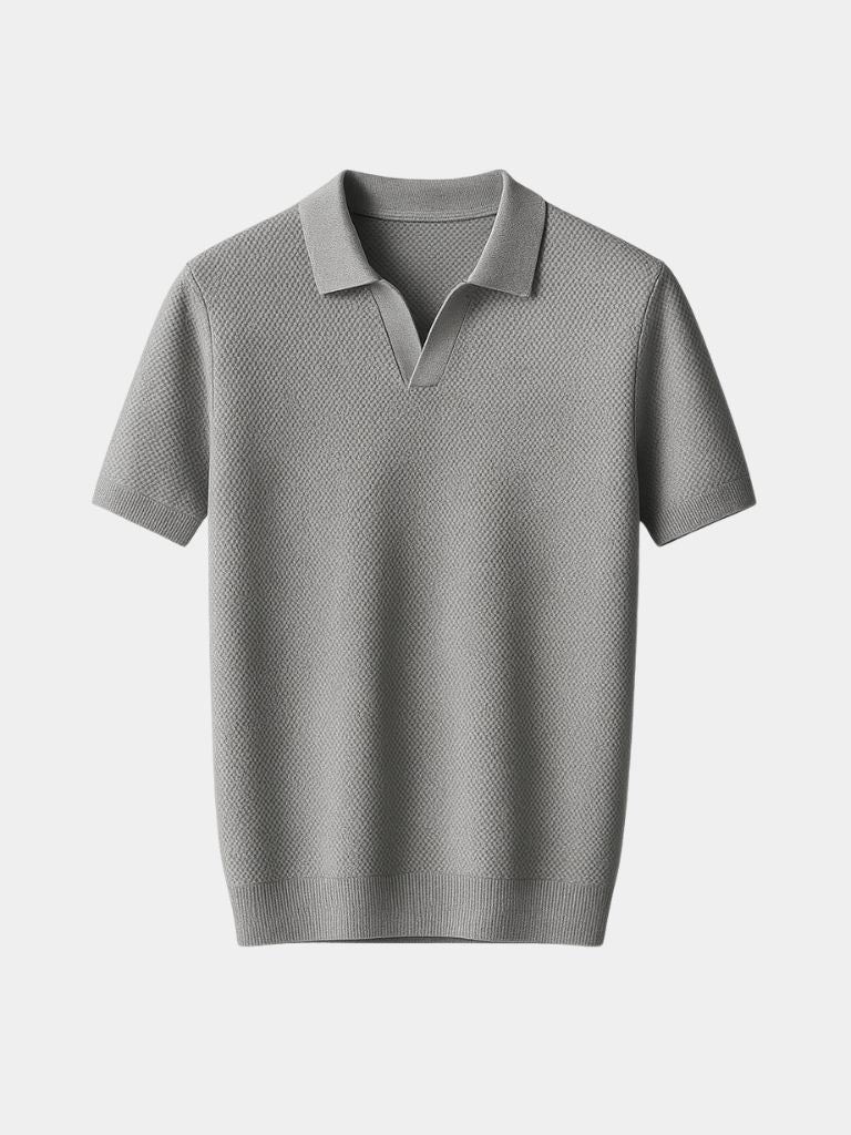 Old Money Cotton Polo Shirt - Cross & Crown