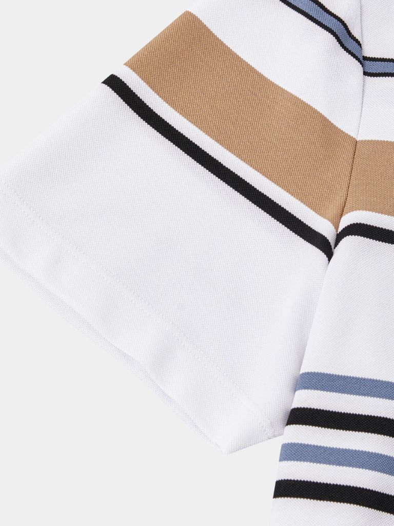 Sunset Stripe Polo – Cross & Crown