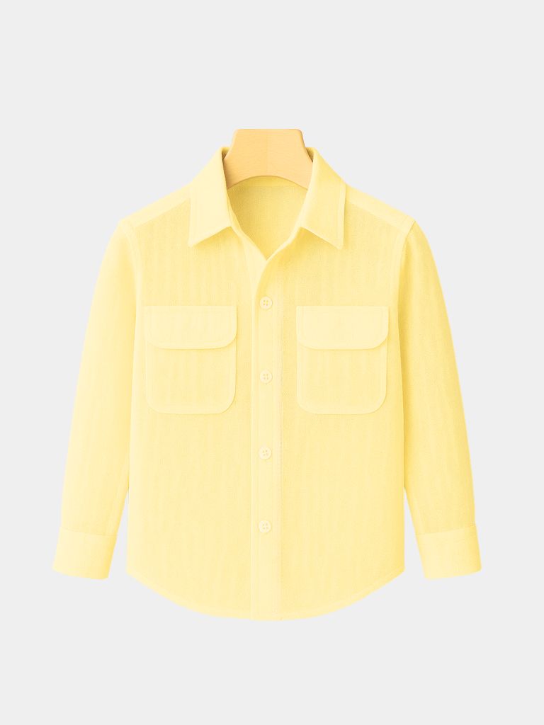 Camicia minimalista a maniche lunghe - <tc>Cross & Crown</tc>