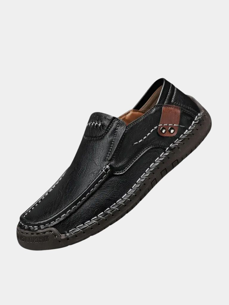 Comfortable Leather Moccasins Shoes - Cross & Crown