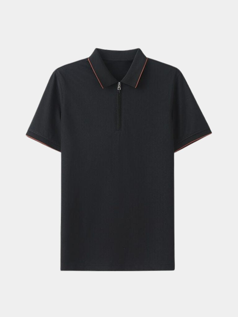 Regis Quarter Zip Polo – Cross & Crown