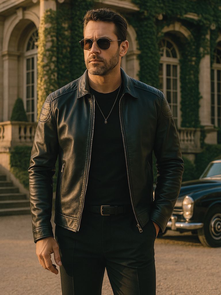 Crusader Leather Jacket – Cross & Crown