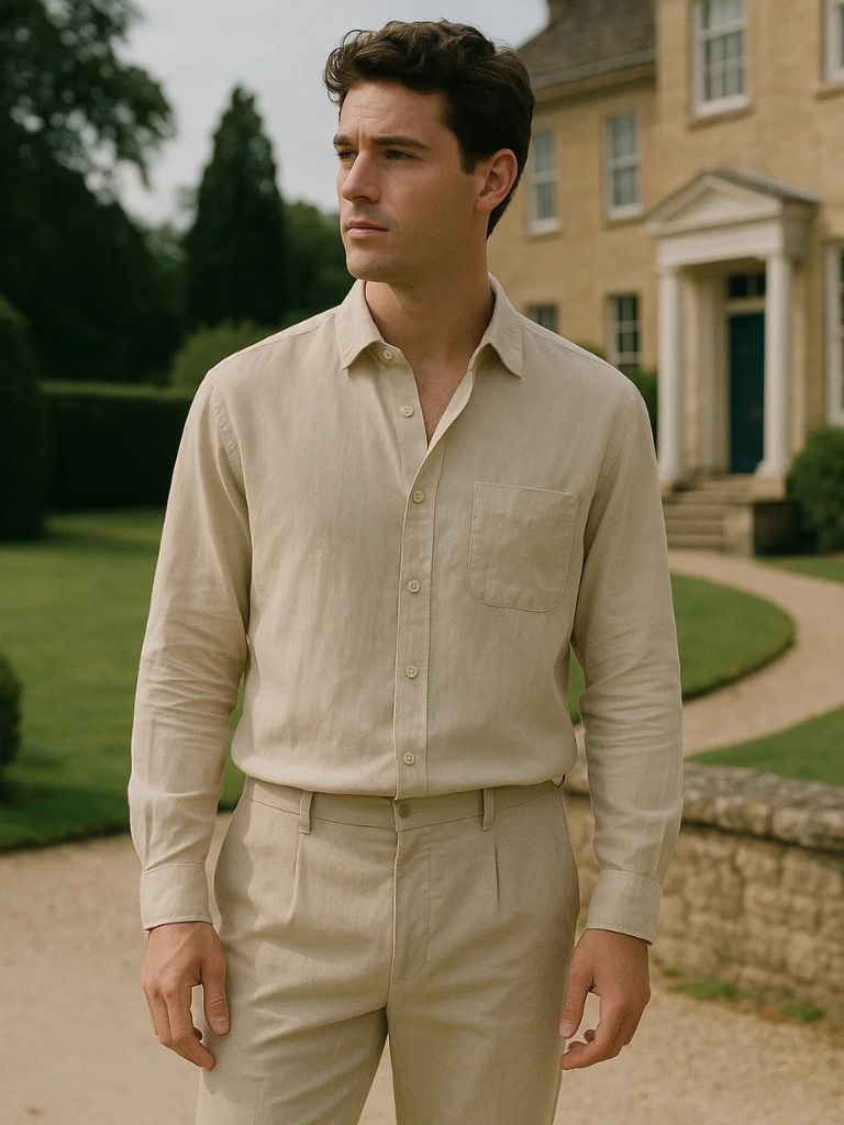 Linen Coast Shirt – Cross & Crown