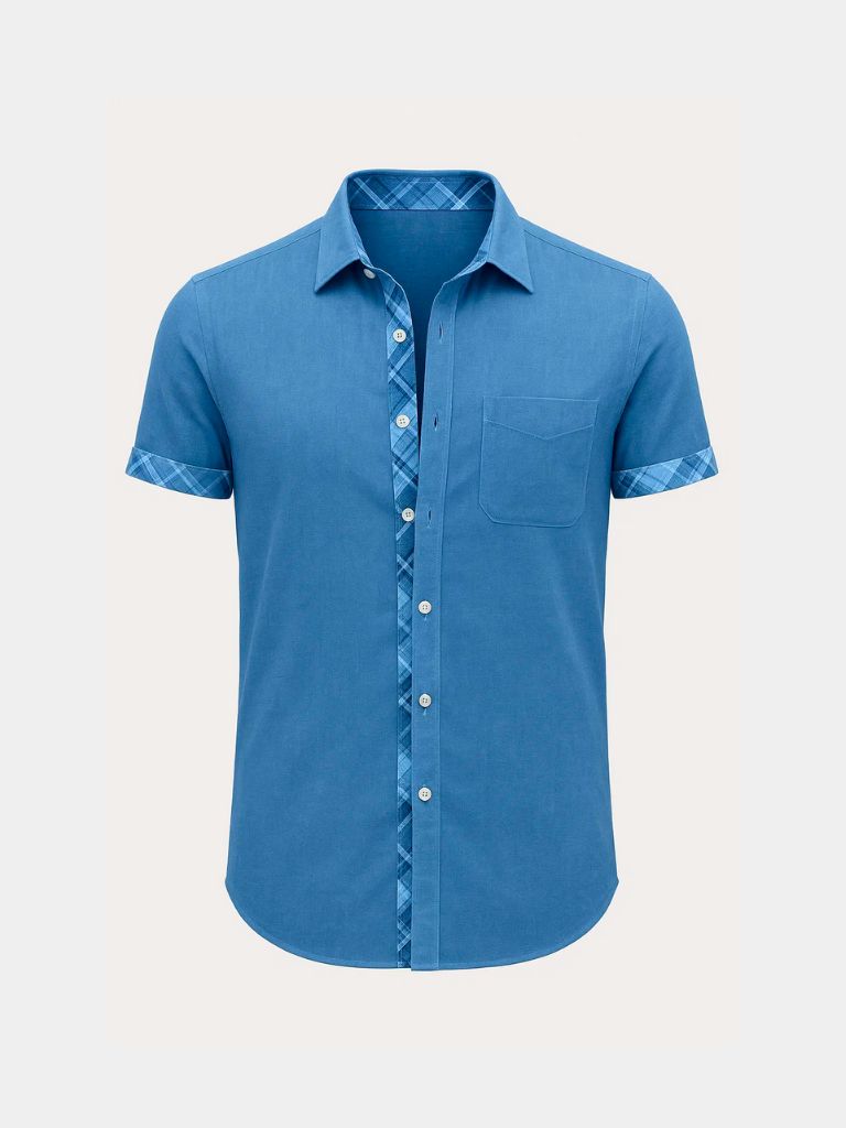 Ocean Detail Casual Shirt - Cross & Crown