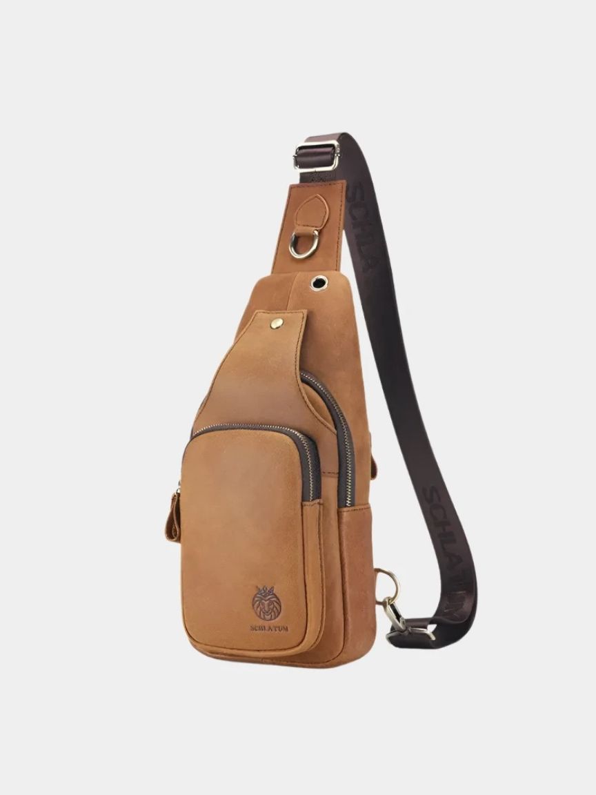 Essential Leather Shoulderbag - Cross & Crown