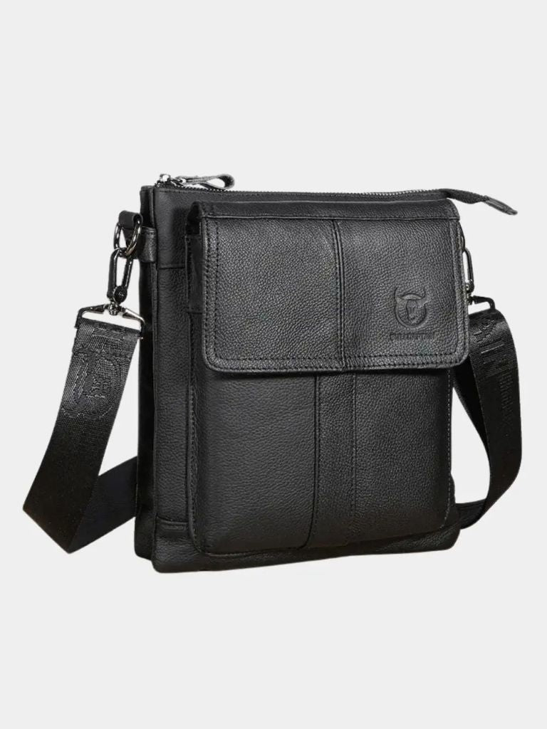 Vintage Leather Shoulder Bag - Cross & Crown
