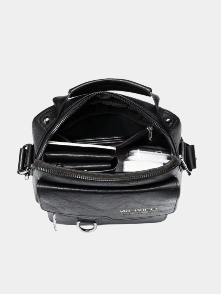 Leather Cross Body Bag - Cross & Crown