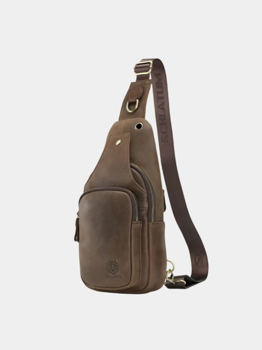 Essential Leather Shoulderbag - Cross & Crown