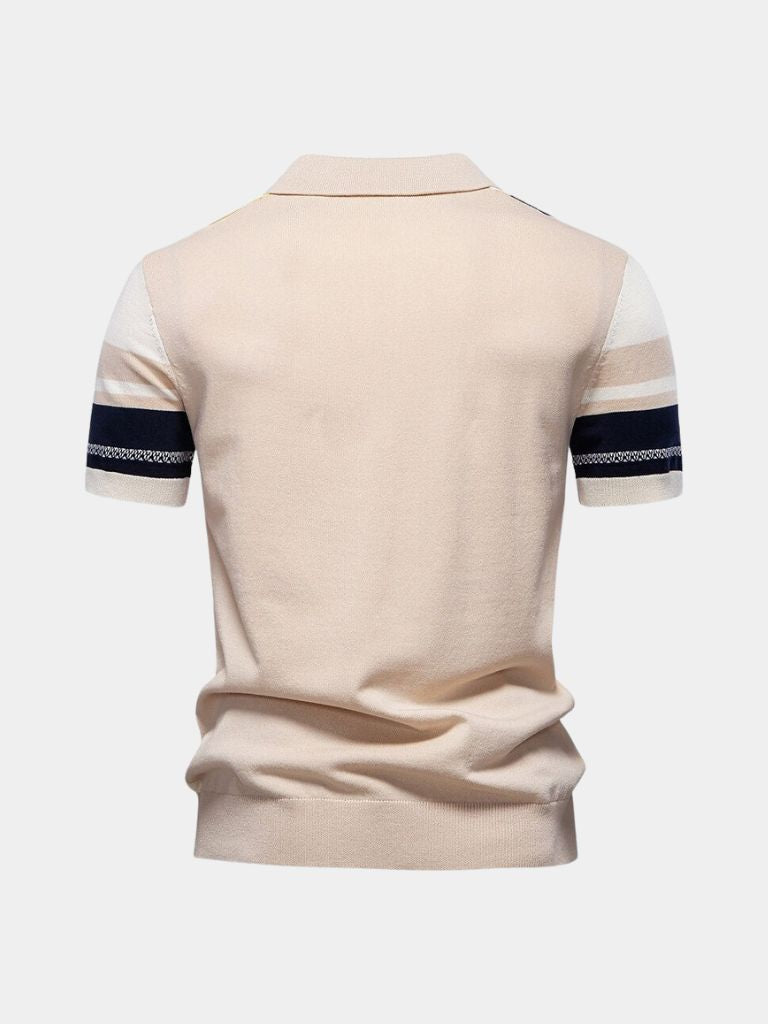 Sundown Stripes Polo – Cross & Crown