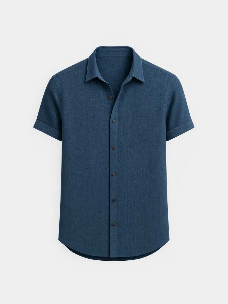 Casual Summer Short Sleeve Shirt - Cross & Crown