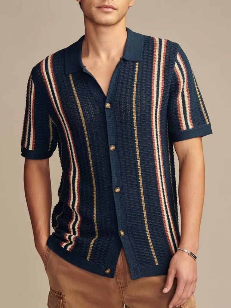 Sunset Groove Polo – Cross & Crown
