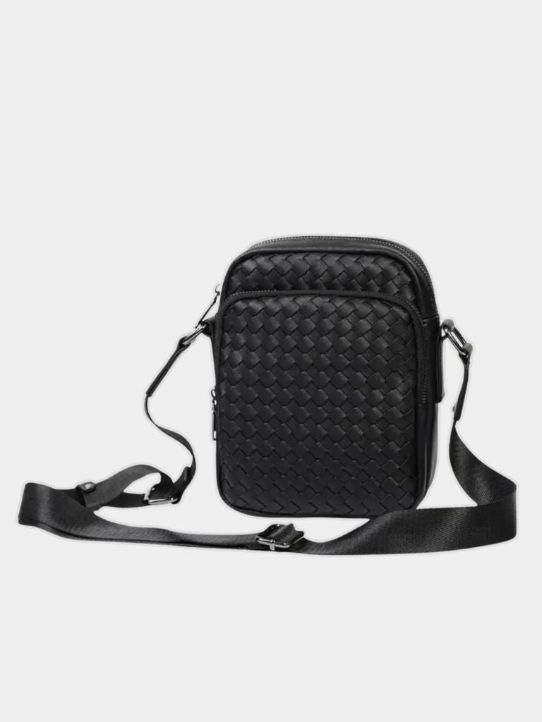 Braided Heritage Shoulder Bag - Cross & Crown