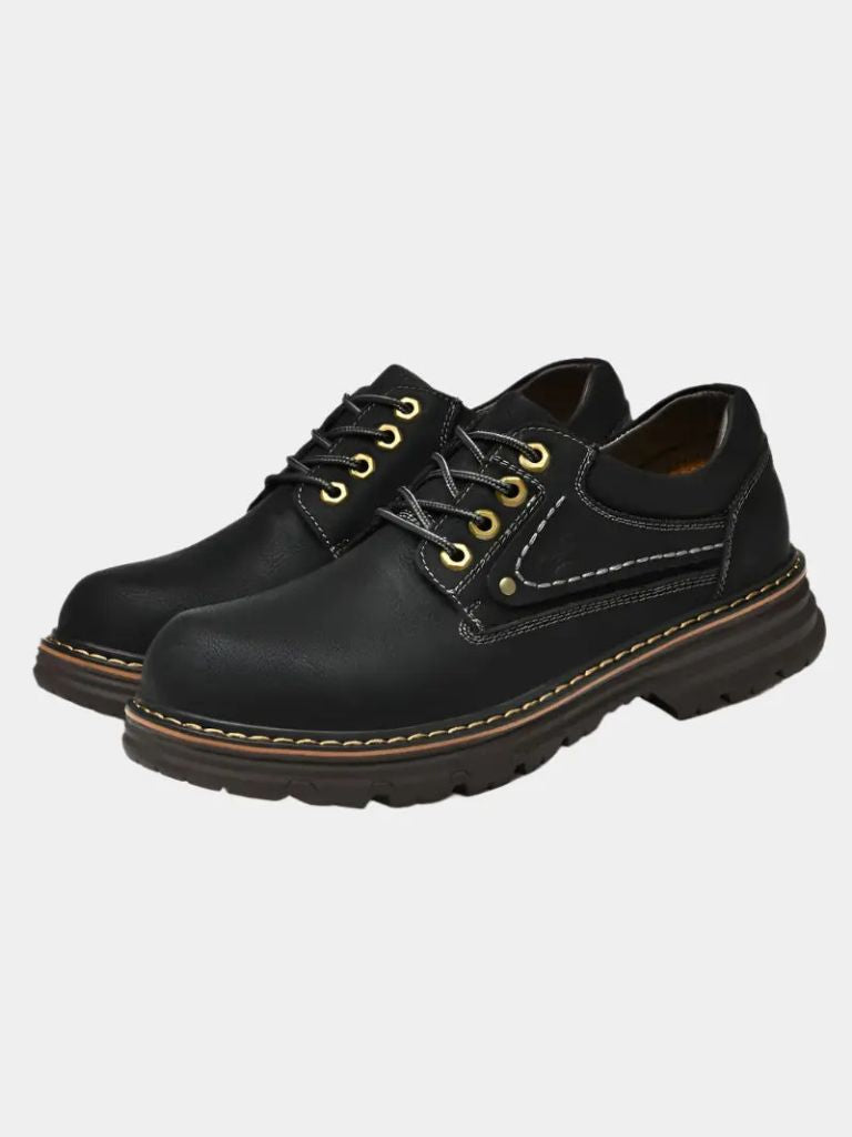 British Leather Elegant Oxford Shoes - Cross & Crown