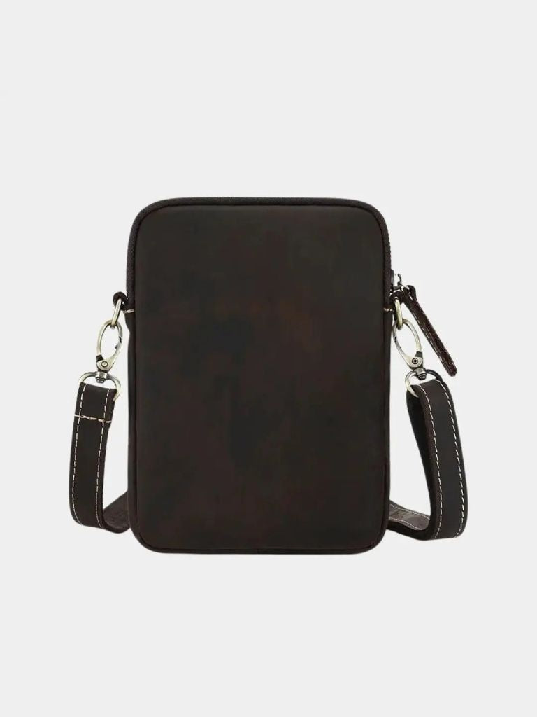 Minimalist Crossbody Leather Bag - Cross & Crown