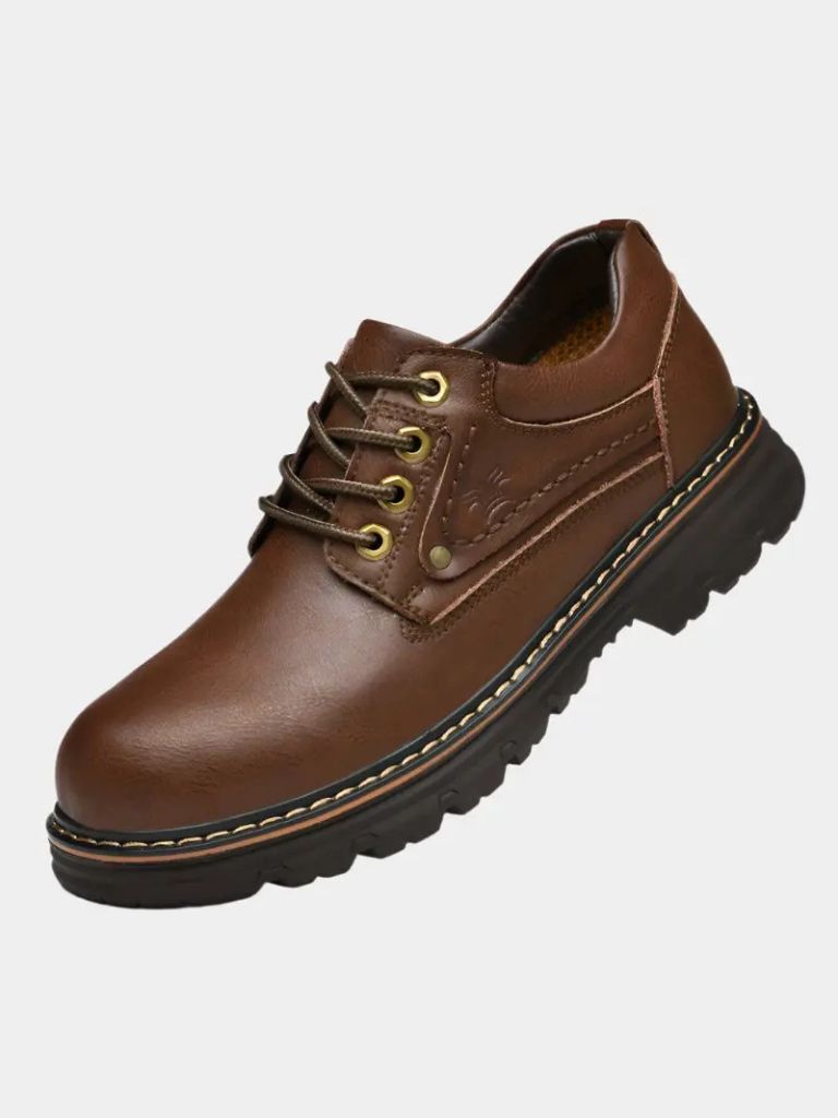 British Leather Elegant Oxford Shoes - Cross & Crown