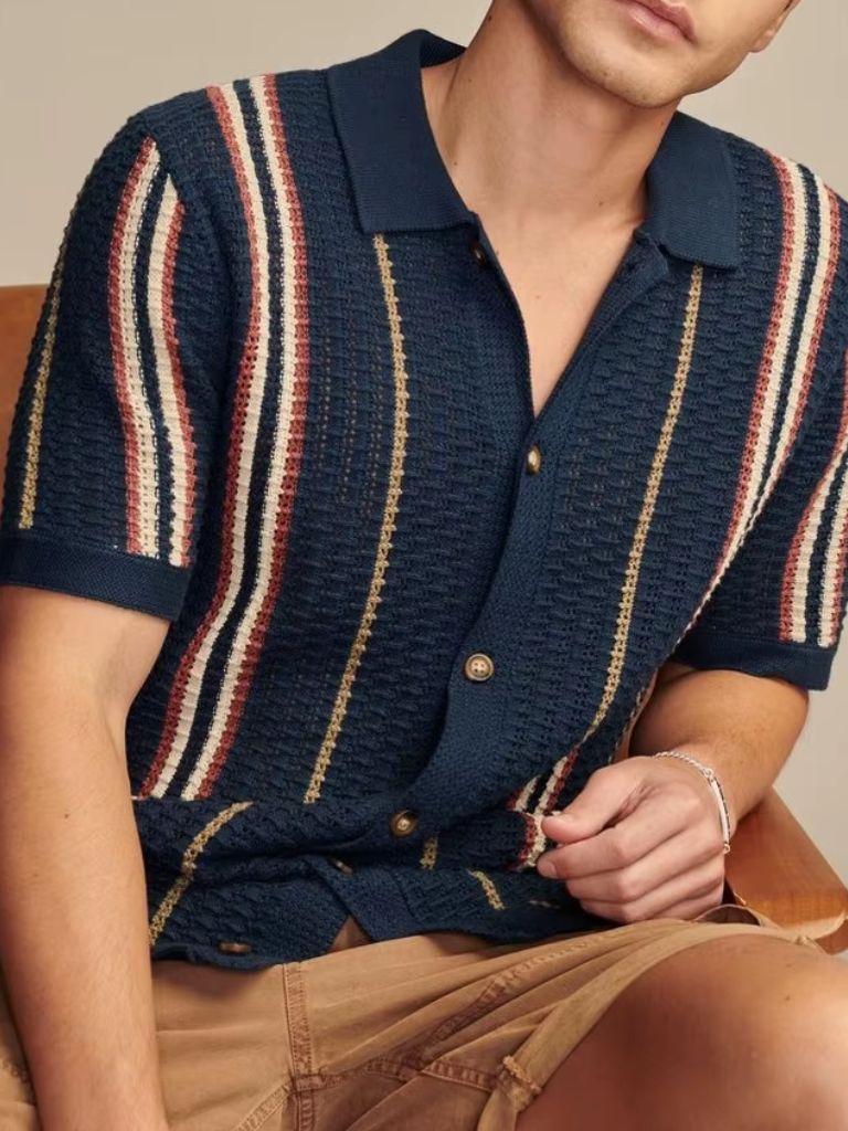 Sunset Groove Polo – Cross & Crown