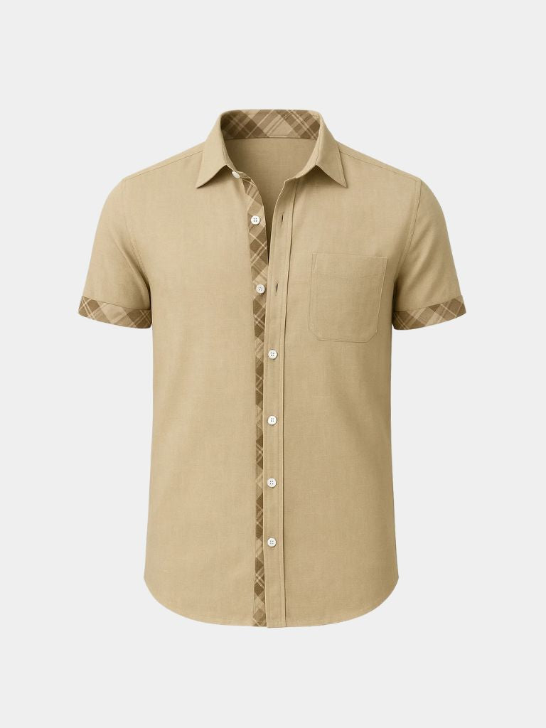 Ocean Detail Casual Shirt - Cross & Crown