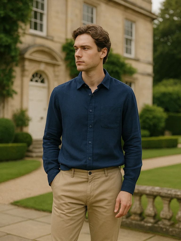 Linen Coast Shirt – Cross & Crown