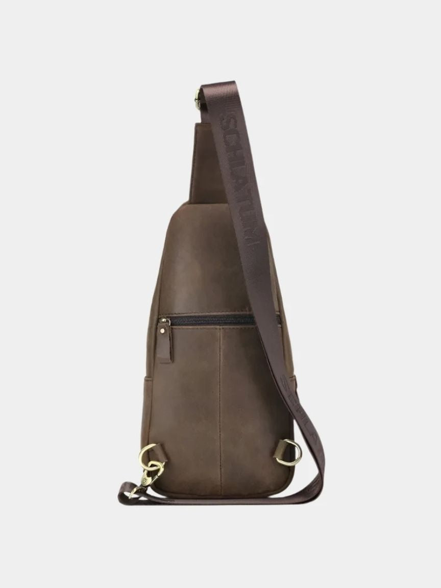 Essential Leather Shoulderbag - Cross & Crown