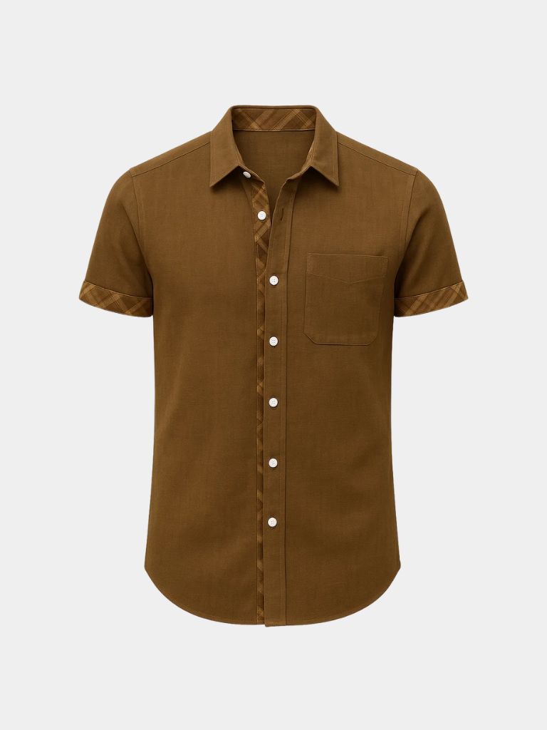 Ocean Detail Casual Shirt - Cross & Crown
