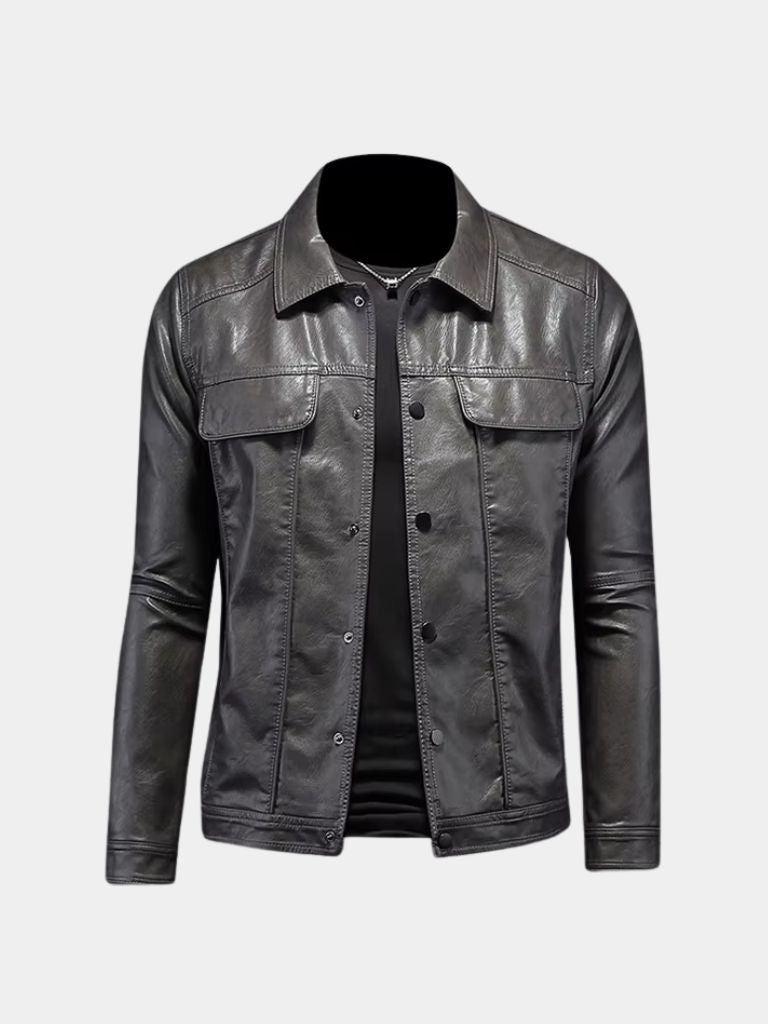 Bronze Rebel Leather Jacket – Cross & Crown