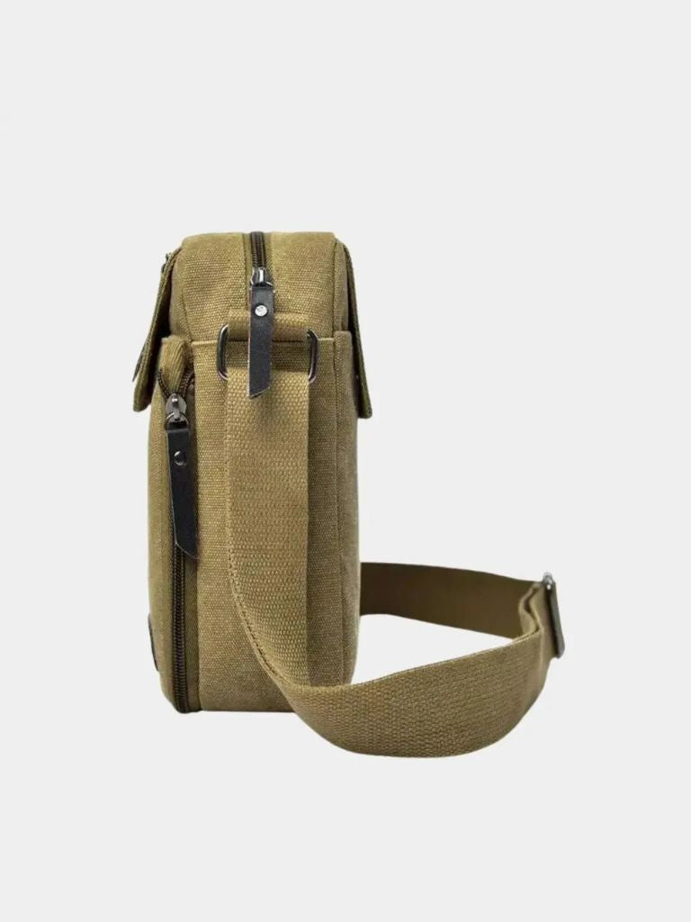 Men's Compact Shoulder Bag - Cross & Crown
