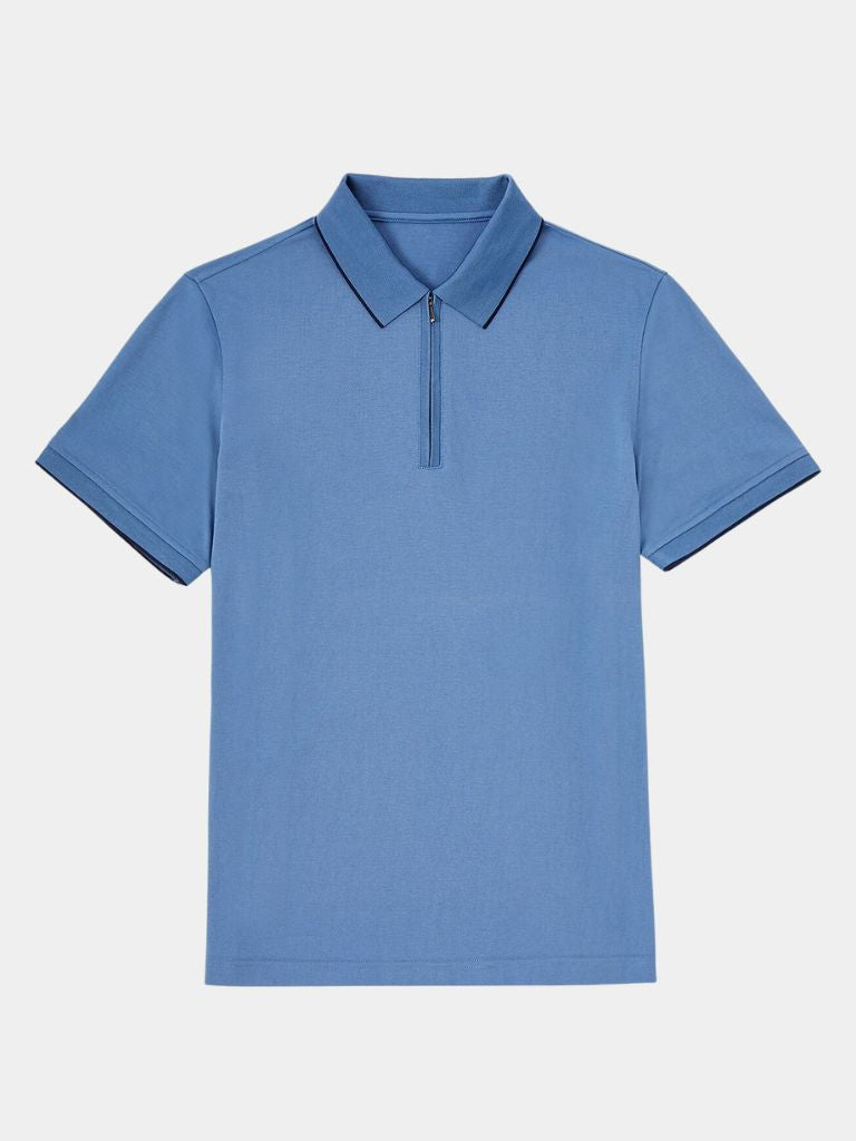Regis Quarter Zip Polo – Cross & Crown