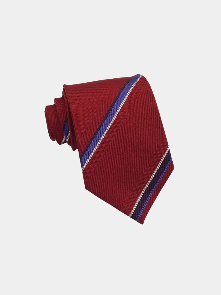 Navy Ledger Tie – Cross & Crown