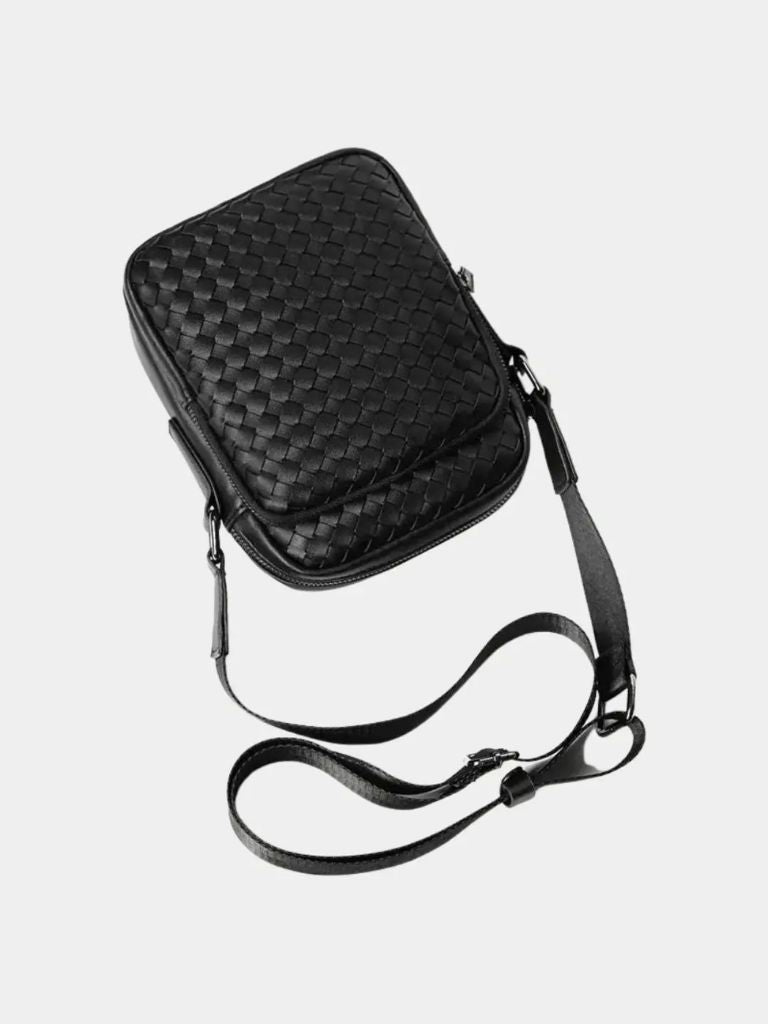 Braided Heritage Shoulder Bag - Cross & Crown