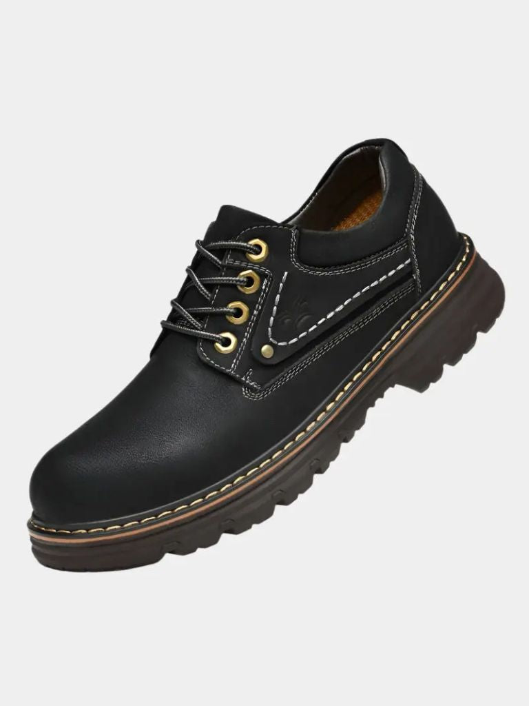 British Leather Elegant Oxford Shoes - Cross & Crown