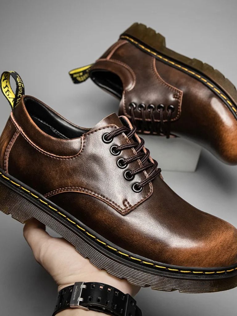 Rustic Sole Men's Boots - Cross & Crown