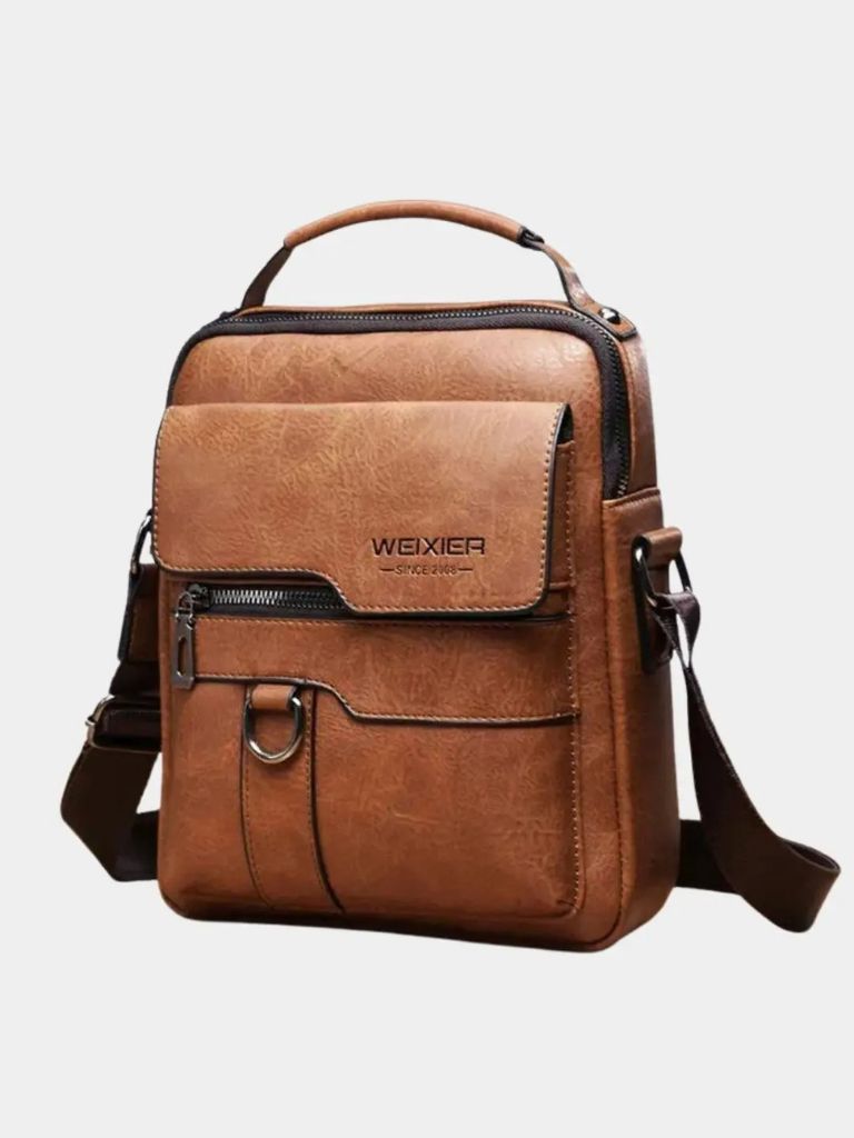 Leather Cross Body Bag - Cross & Crown