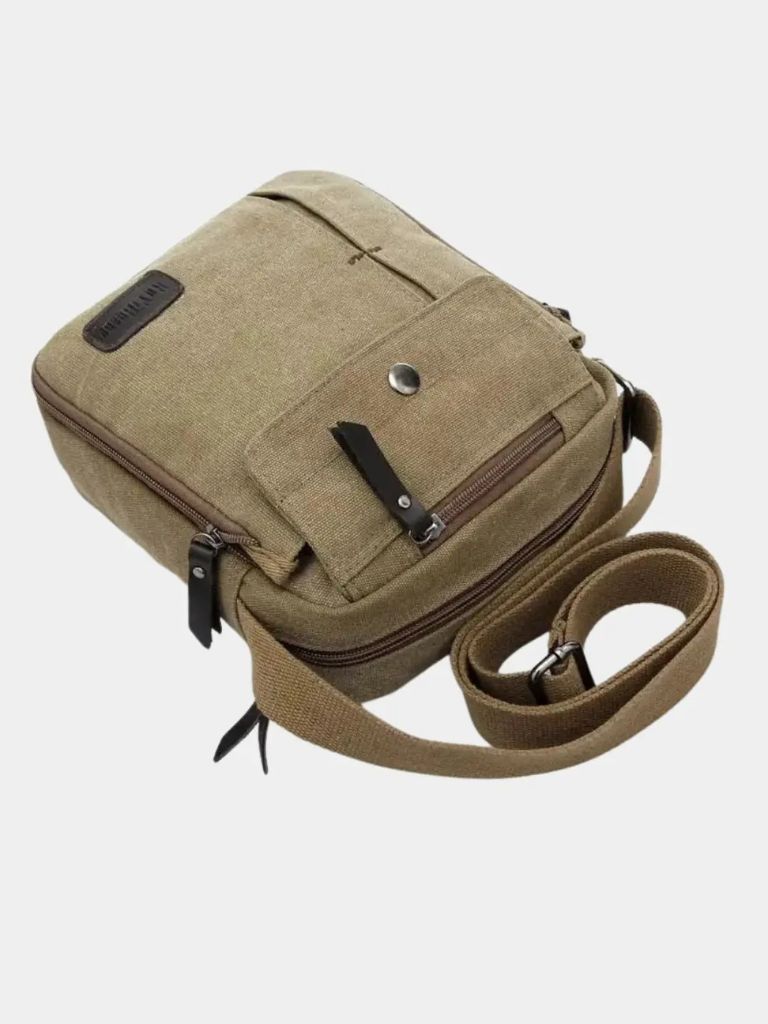 Men's Compact Shoulder Bag - Cross & Crown