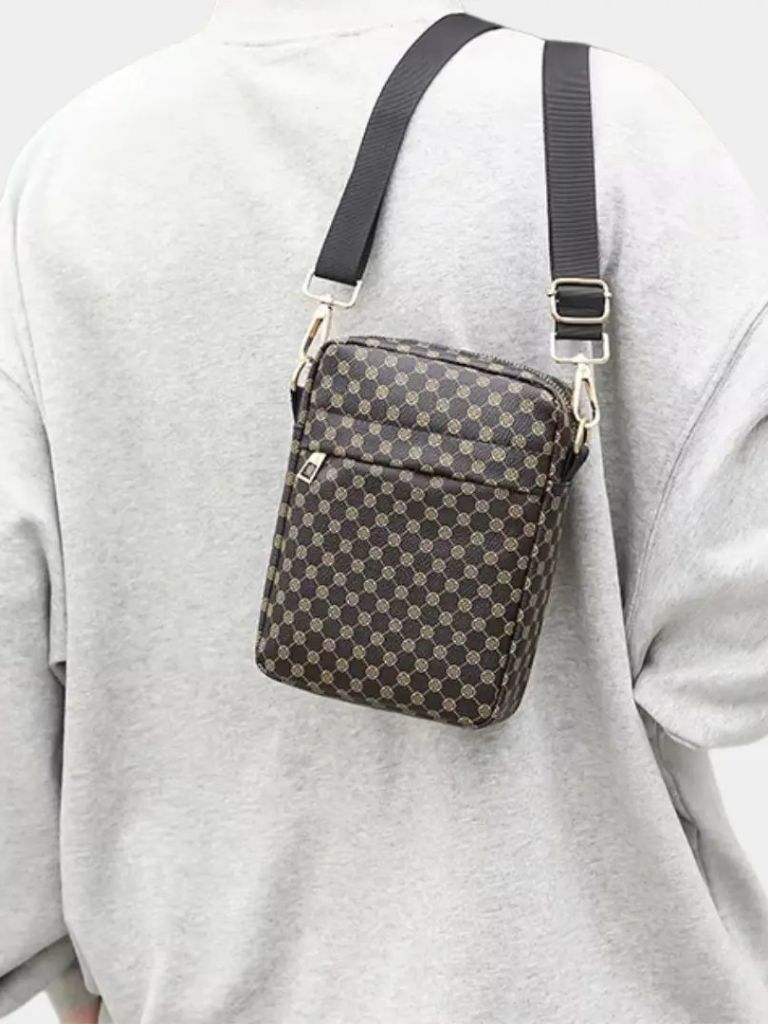 Vintage Pattern Mini Shoulder Bag - Cross & Crown