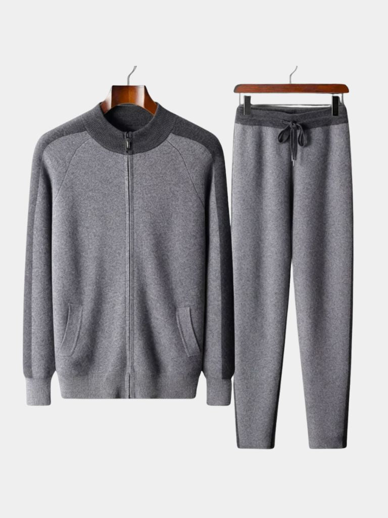 Navy Heritage Cashmere Set – Cross & Crown