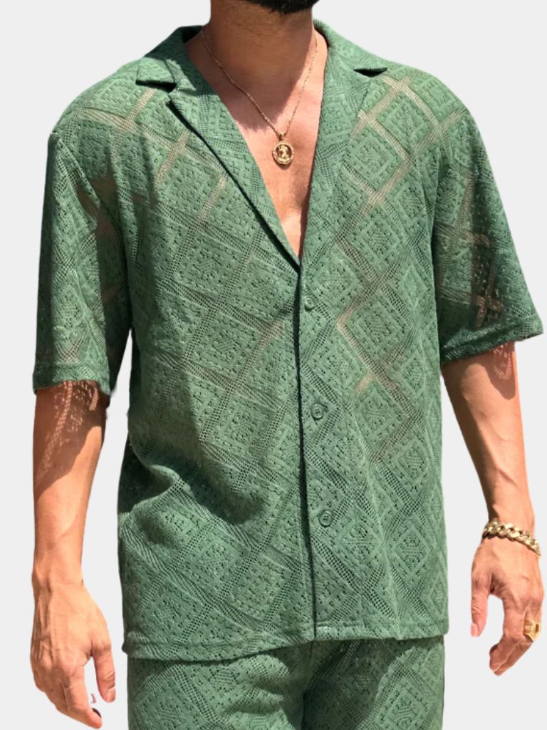 Coastal Reverie Sommer-Polo - <tc>Cross & Crown</tc>