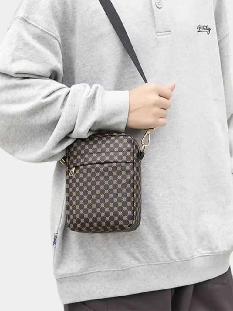 Vintage Pattern Mini Shoulder Bag - Cross & Crown