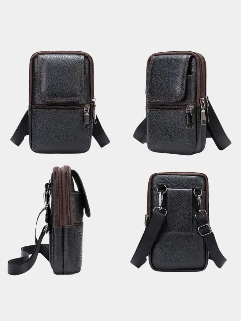 Compact Voyager Shoulder Bag - Cross & Crown