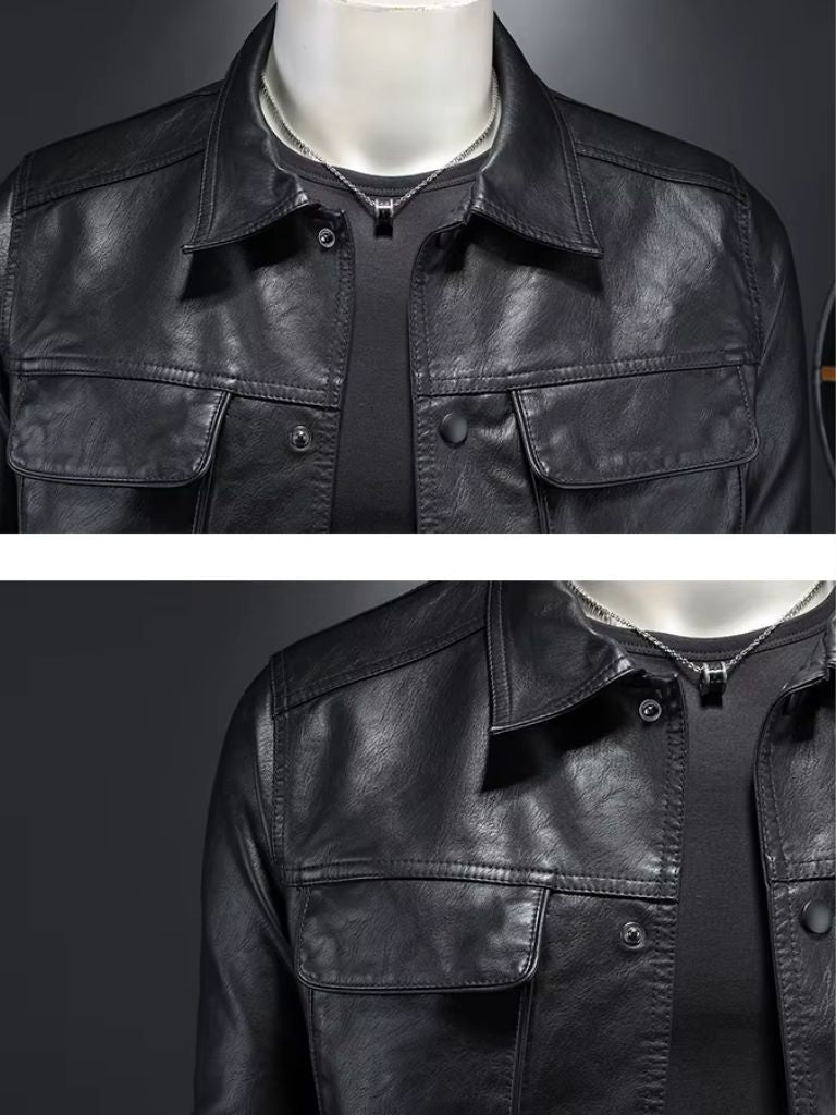 Bronze Rebel Leather Jacket – Cross & Crown