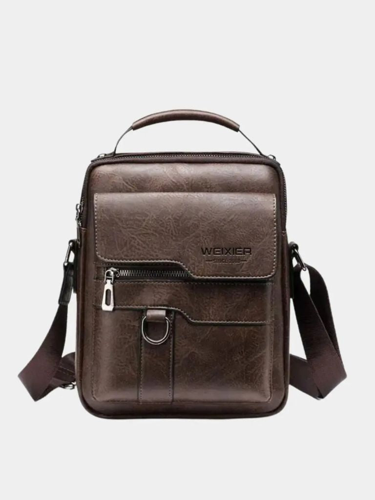 Leather Cross Body Bag - Cross & Crown