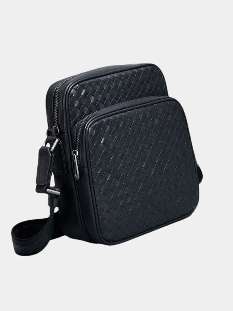 Braided Heritage Shoulder Bag - Cross & Crown