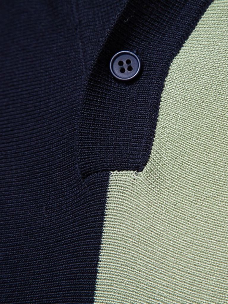 Retro Stripe Polo – Cross & Crown